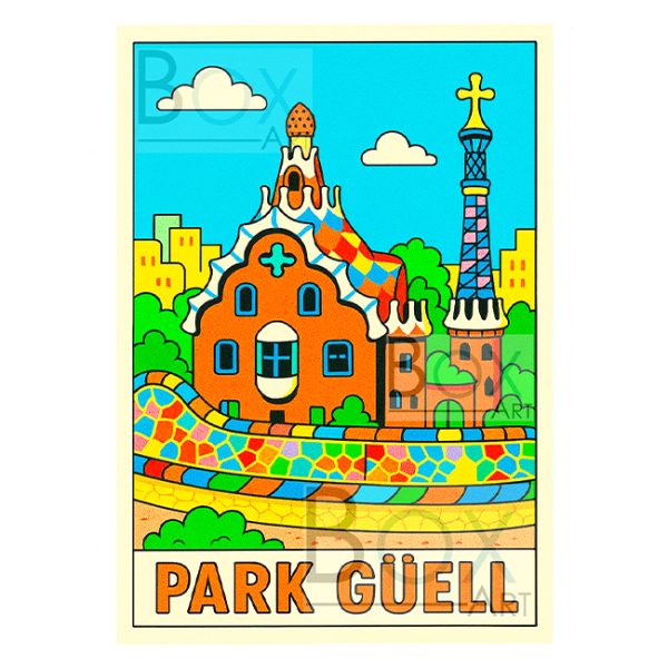 Park Güell Barcelona Comic