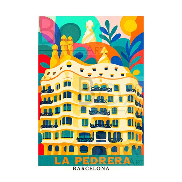 Pedrera Barcelona colors