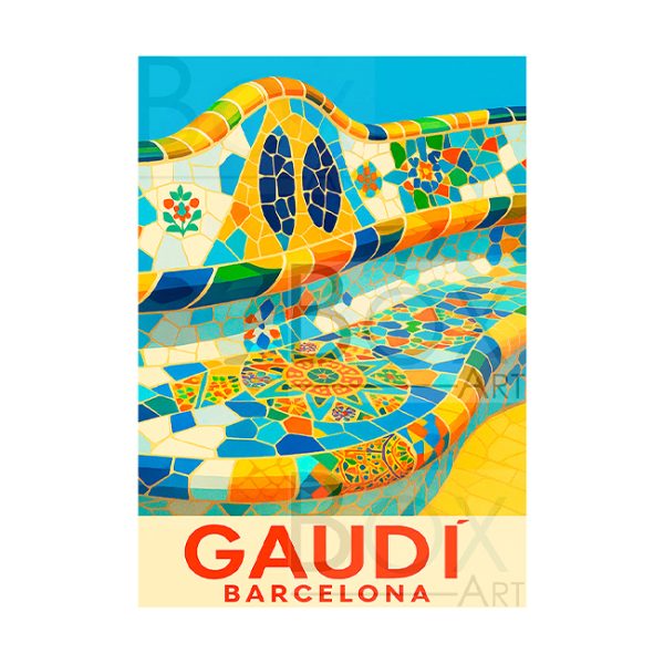Bench Park Güell Barcelona