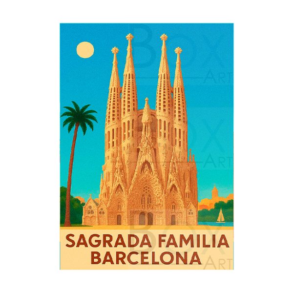 Sagrada Familia color Barcelona