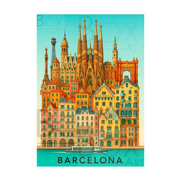 Blue Skyline Barcelona