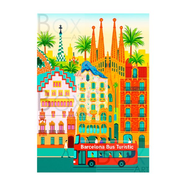 Skyline Barcelona Bas